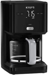 Krups Smart'n Light koffiemachine met timer, voor 1,25 liter filterkoffie, warmhoudfunctie, automatische uitschakeling, zwart, KM600810