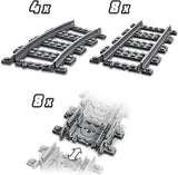 LEGO 60205 Stadsrails 20-delige uitbreidingsset voor kinderen, jongens en meisjes Speelgoedset Bouwsets Besuche in LEGO-Store