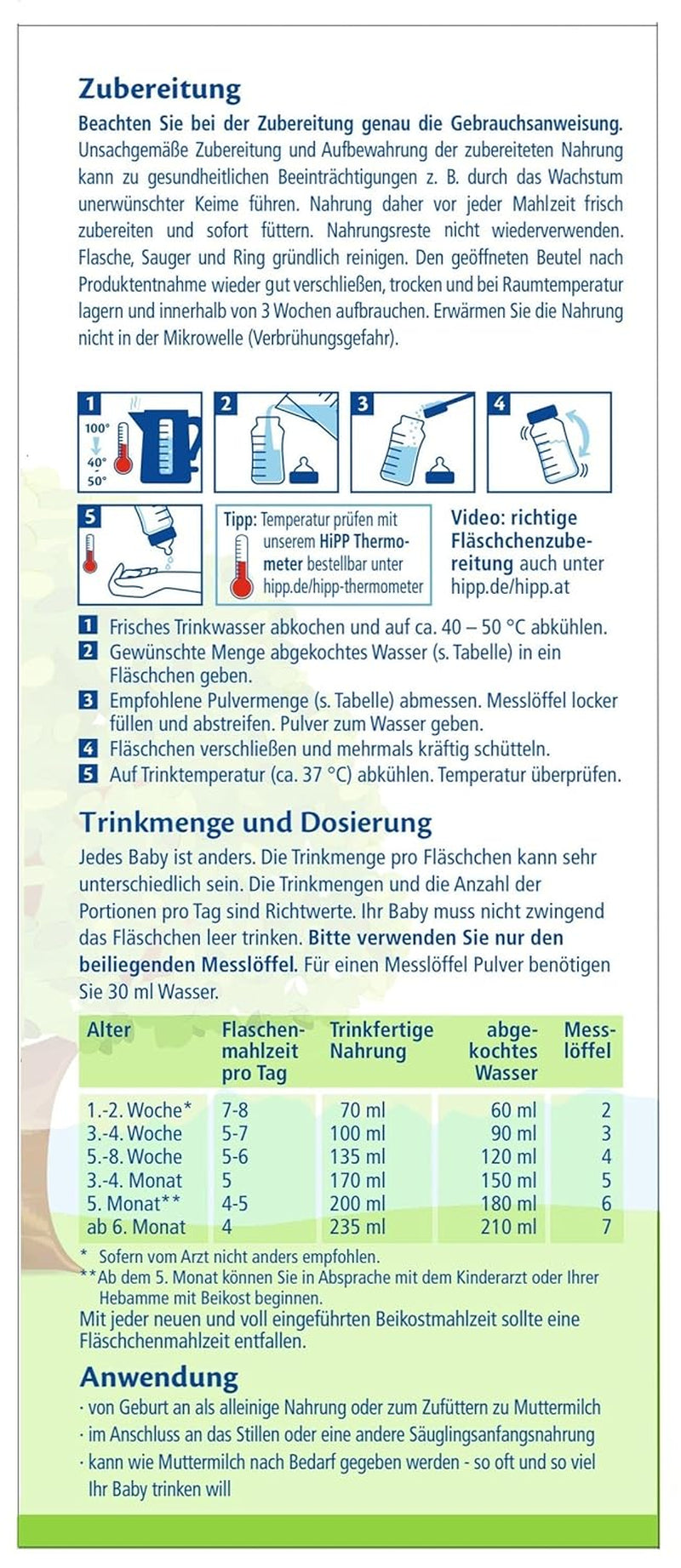 HiPP PRE biologische zuigelingenmelk (4 x 600 g), vanaf de geboorte, bevat uitsluitend lactose als koolhydraat, van de beste biologische kwaliteit