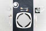 50 Aroba Airlaid Servetten Textiel Look 19 KLEUREN 40X40 Cm 1/4 vouw Hoge kwaliteit Textiel Look Bruiloft Servetten voor Jubilea Hotel Catering Feestdagen Kerst Bruiloft Roze