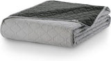 Decoking Sprei 200 X 220 Cm Grafiet Antraciet Zilvergrijs Tweezijdige sprei gemakkelijk te onderhouden Axel Bedden en Dekens Besuche den DecoKing-Store