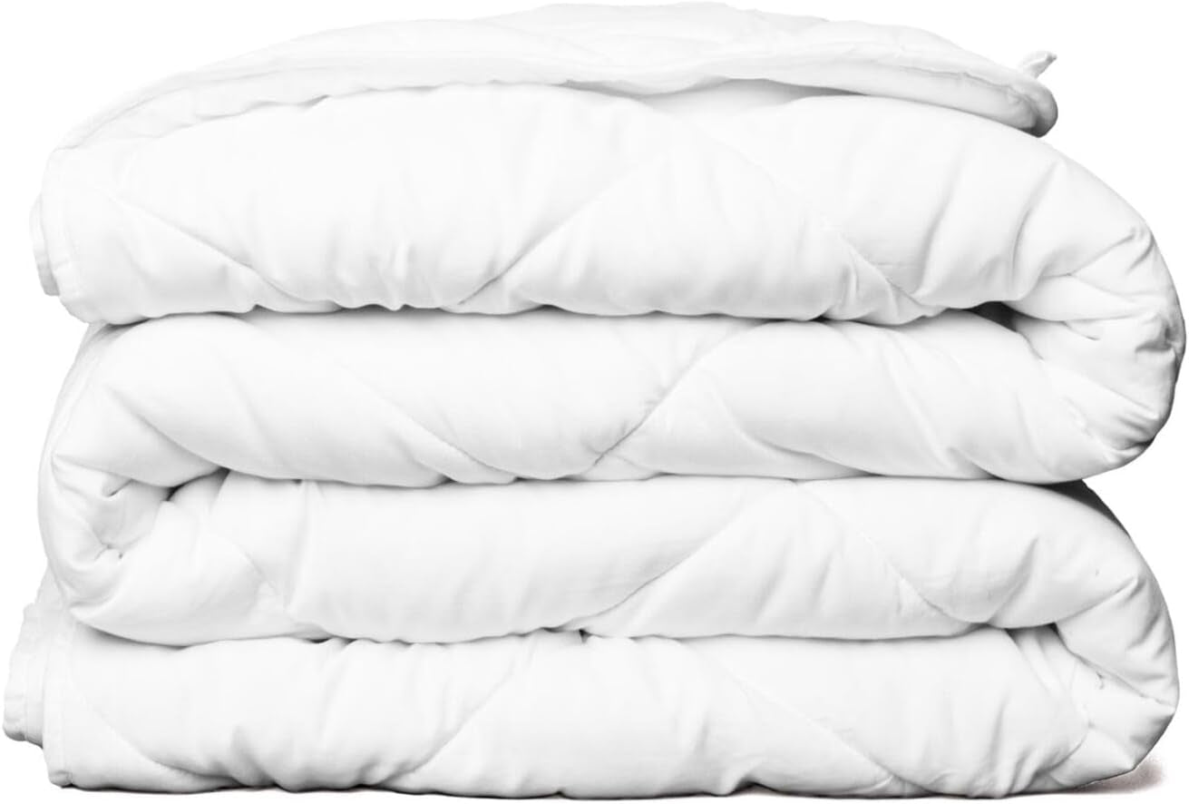 All Seasons Twin/Twin XL Omkeerbaar donzen alternatief dekbed - Ademend, extra lang, hoge kwaliteit, zachte microvezel - Grijs Dekbedovertrek met inzetstukken Dekbedden en dekbedden Naty Shop White Twin/Twin Xl