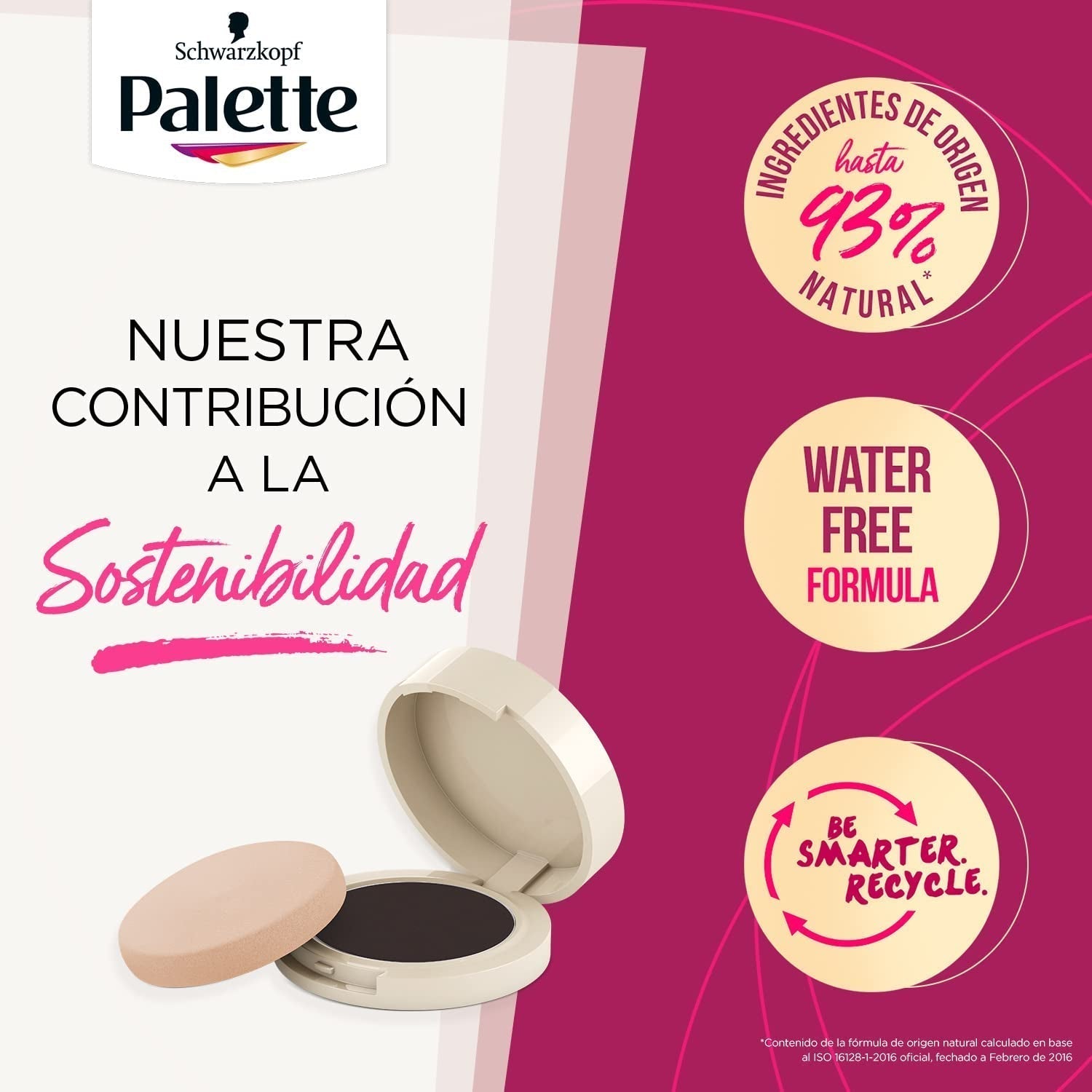 Palette Compact Root Retouch Retouch Root Powder, compact, kastanjebruin, 1 st Haarverf Naty Shop
