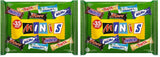 Mini gemengd chocolade bulkpakket, chocolade, 35 mini chocoladesnacks (Mars, Snickers, Bounty, Twix, Milky Way) als snoep, chocoladegeschenk, snoepdoos (710 g)
