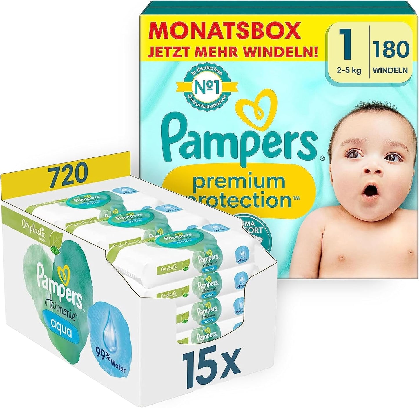 Premium Protection Starter Pack 1 en Aqua vochtige doekjes