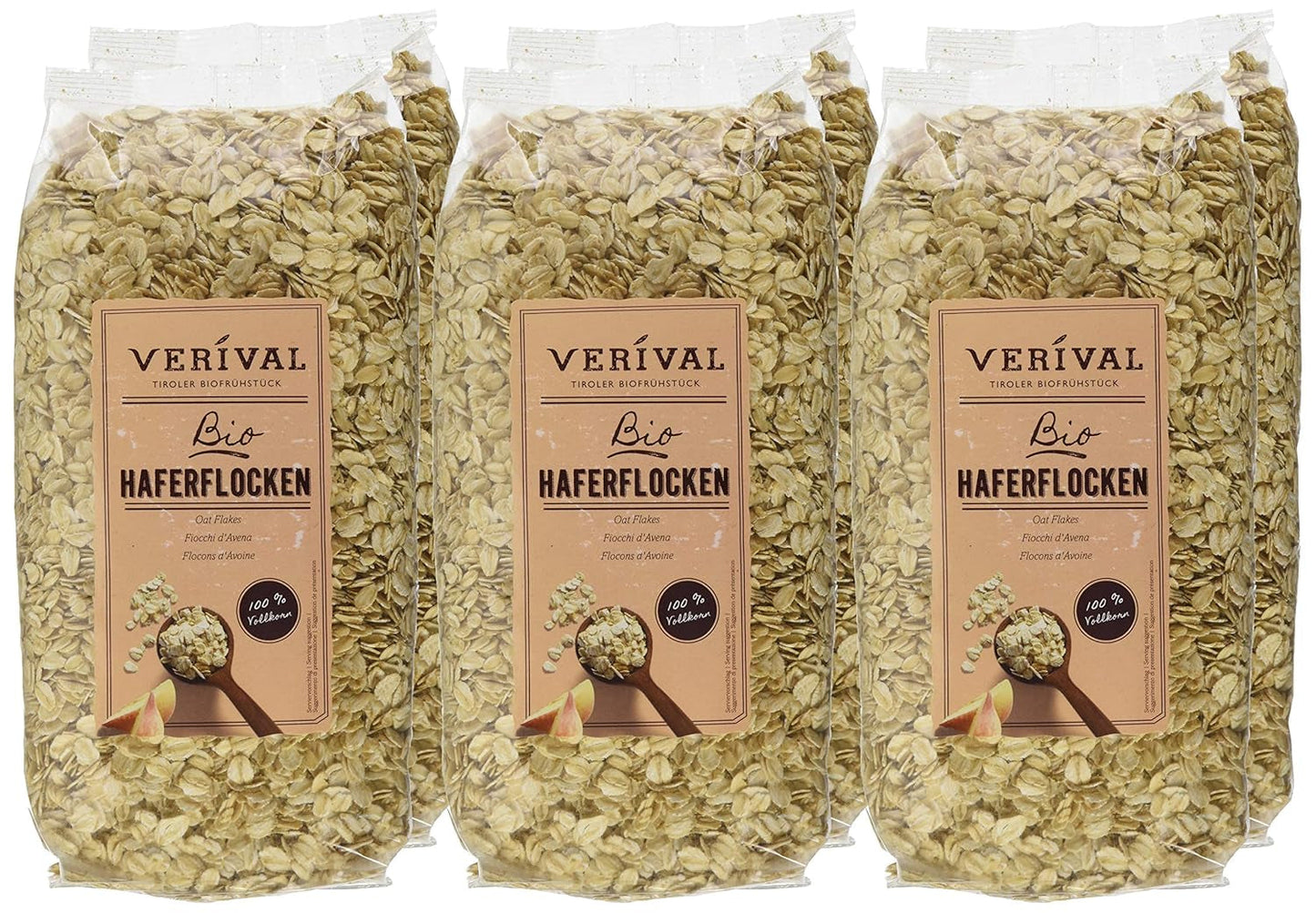 Verival biologische havermout, 6 stuks (6 x 500 g)