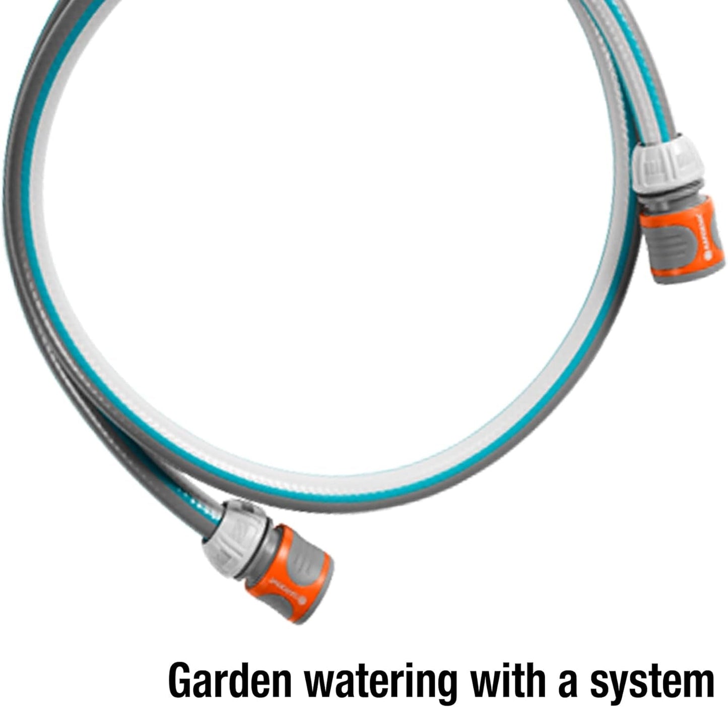 Aansluitset Gardena Classic 13 mm (1/2 inch), 1,5 m: Slangadapter voor aansluiting slanghaspel, slang met systeemcomponenten, 22 bar (18011-20)