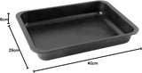 Zenker Ofenbackform (40 X 6 X 29 Cm) SPECIAL COOKING, Rechteckige Ofenform Mit Antihaftbebeschichtung, Backform Mit Extra Hohem Rand (Farbe: Schwarz), Menge: 1 Stück Vormen en bakplaten Naty Shop