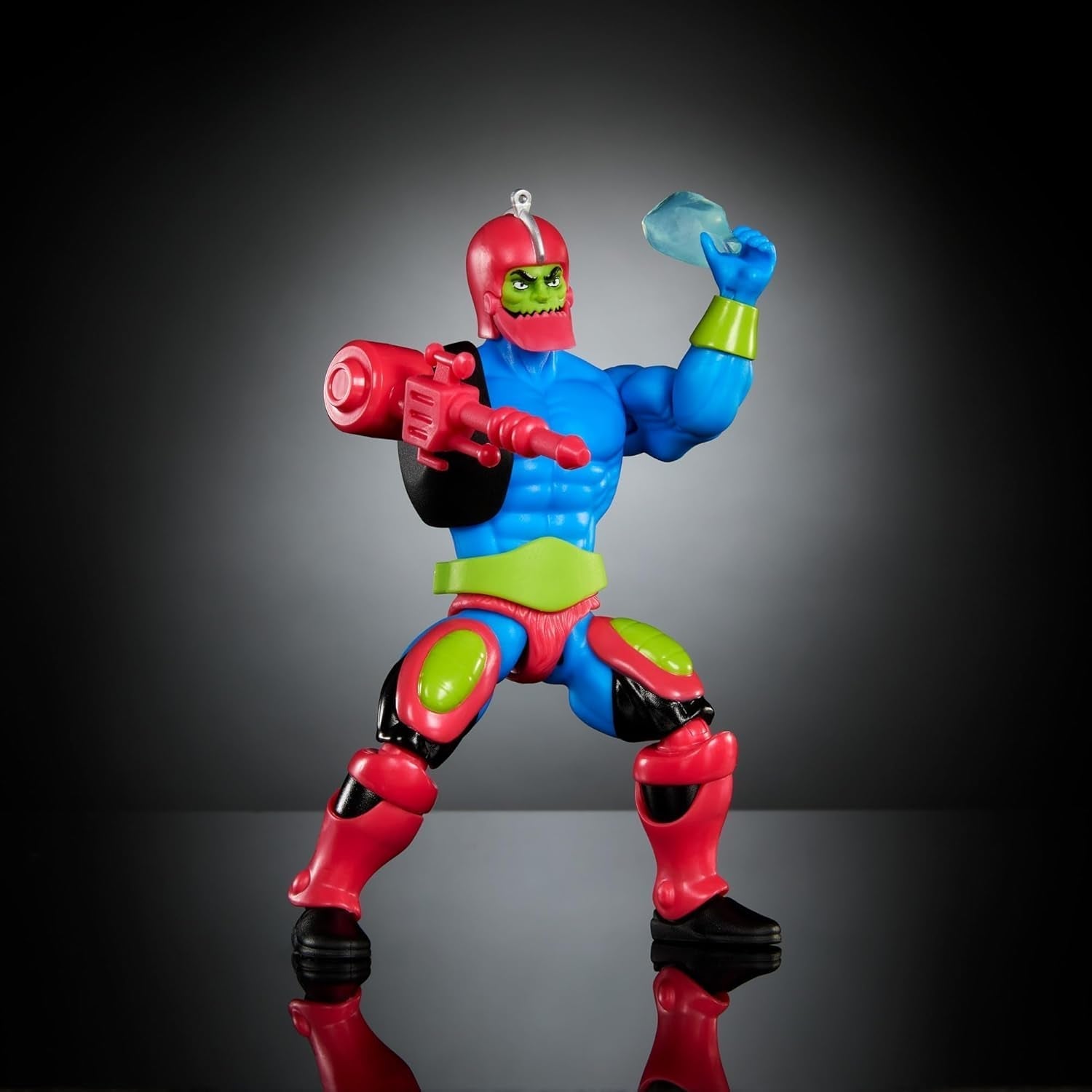 Masters of the Universe Origins actiefiguur Trap Jaw verzamelfiguur, ca. 14 cm groot populair MOTU schurkenspeelgoed met 16 beweegbare gewrichten en accessoires, HYD41, [veelkleurig] actiefiguren Naty Shop