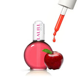 LALILL Nagelriemolie 75Ml - Himbeere Nagelpflegeöl - Nagelöl Pflege Für Nägel Nagelhaut - SPA Maniküre Naildesign Hände - Veganistisch - Met pipet