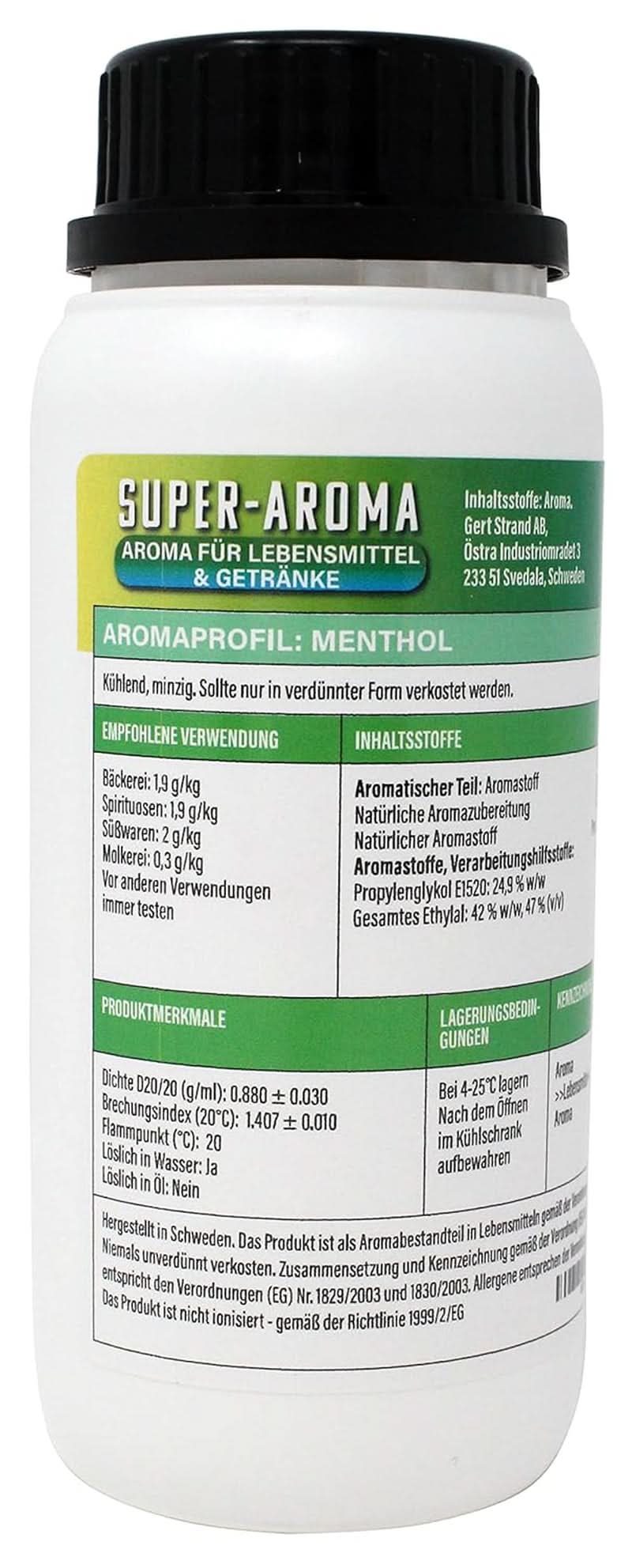 Mentholconcentraat 280 ml Arome Naty Shop