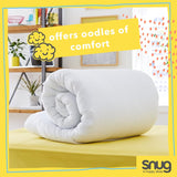 Just Right Snug dekbed, 10,5 tog, holle vezel, wit, tweepersoonsbed Dekbedden en dekbedden Naty Shop