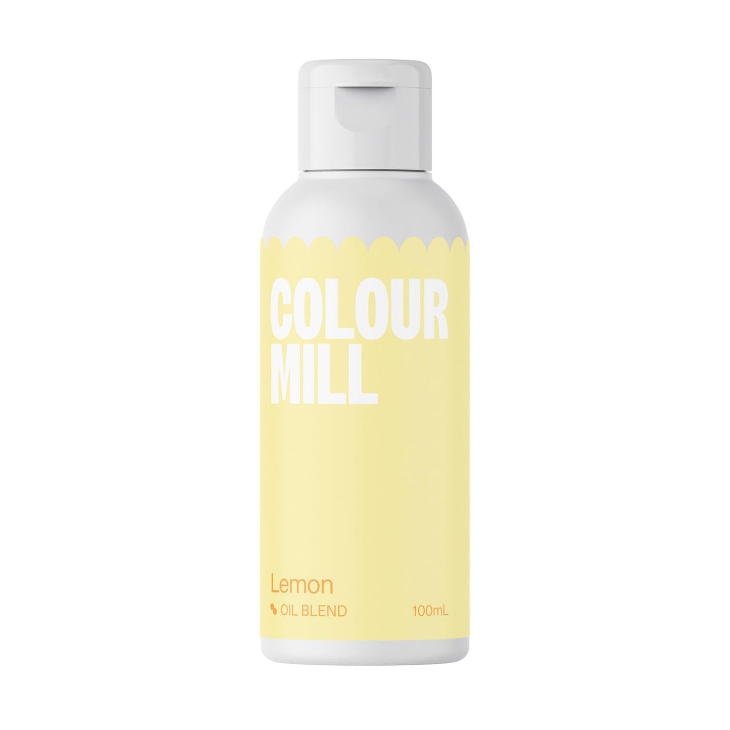 Color Mill kleurstof op basis van citroenolie - Kleurstof voor chocolade, fondant, muffins, cakes, bakken, bitterkoekjes - Kleurstof voor het decoreren van taarten - 100 ml