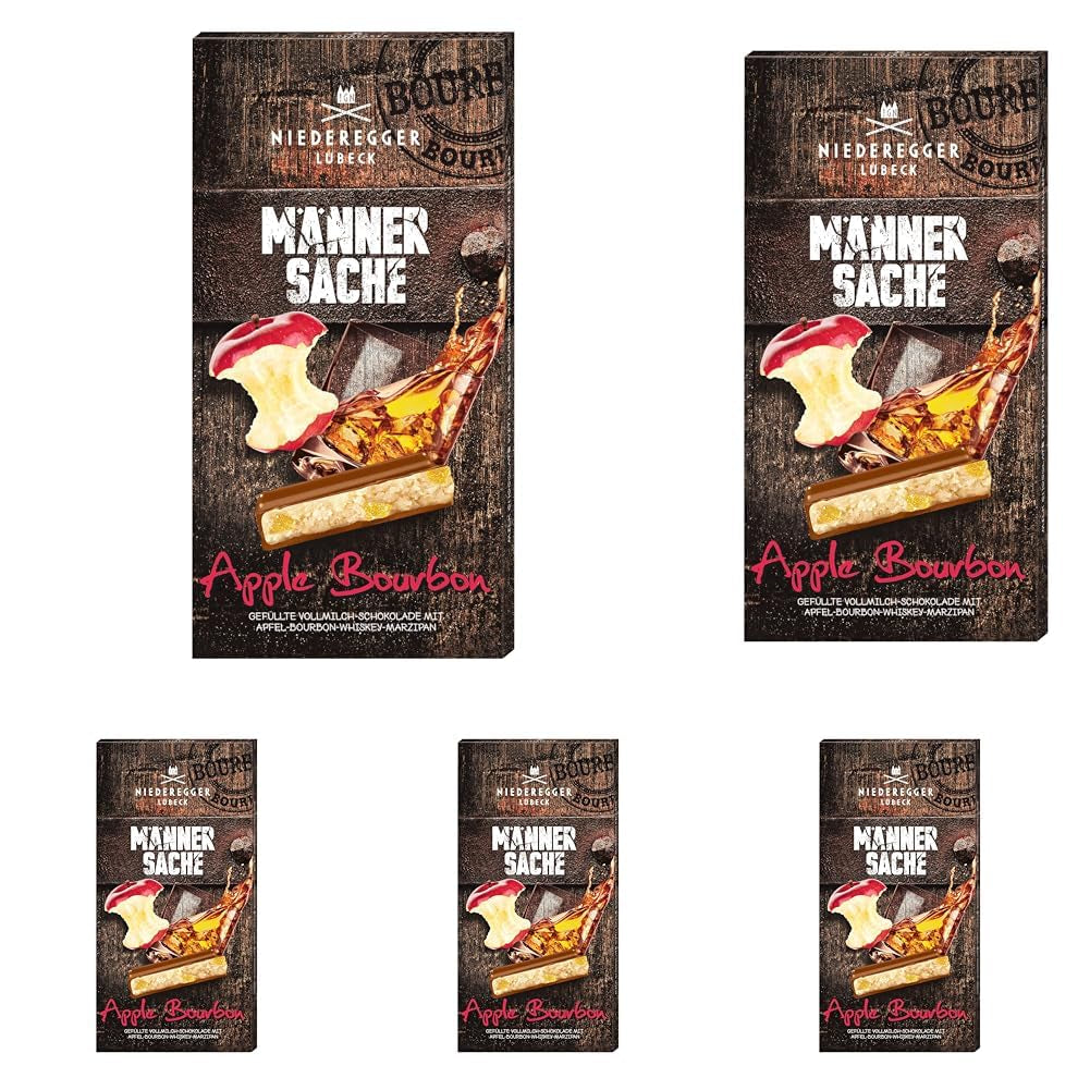 Marz. Tafel Schokolade Appel Bourbon (1 x 110 g) (Pak van 5)
