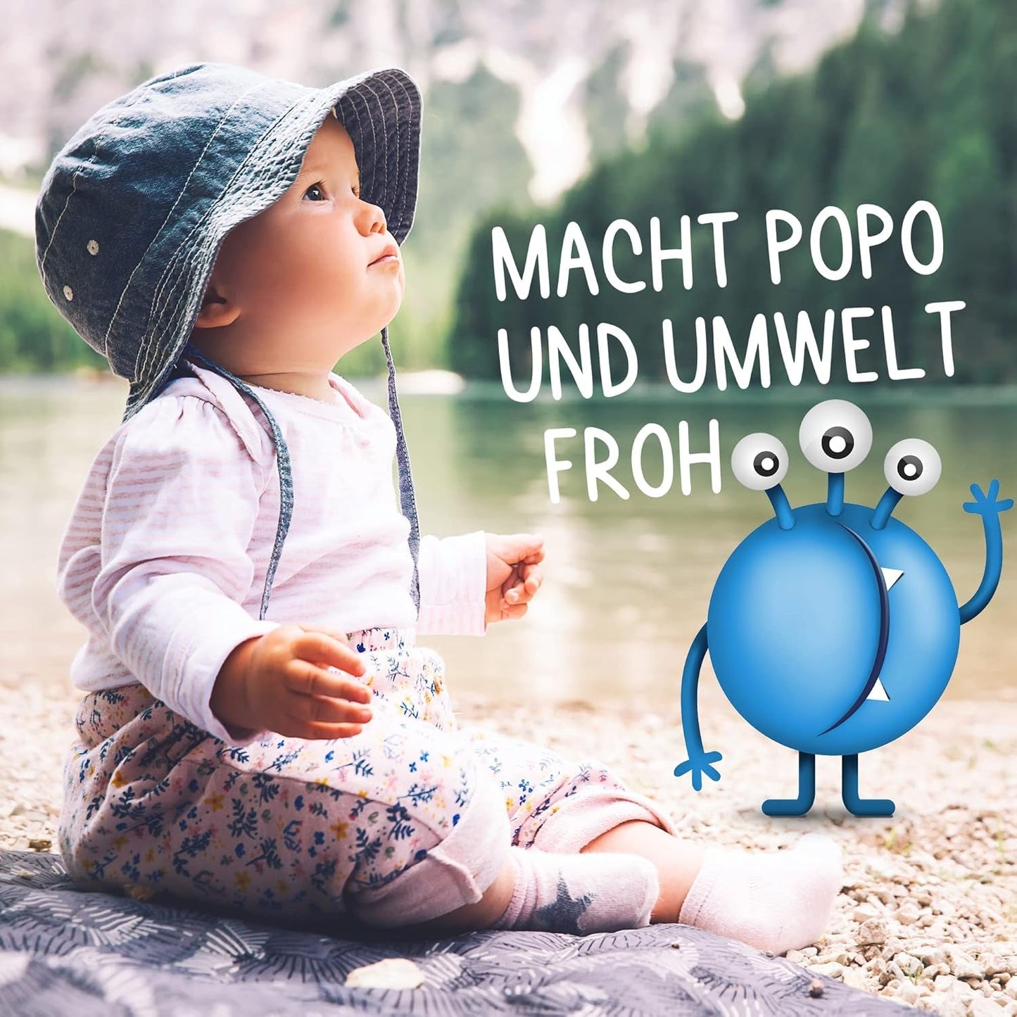 PopoLino Baby zachte bodemschuim in plaats van natte babydoekjes. Veganistisch en natuurlijk cosmetisch reinigingsschuim! Bodemschuim met aloë vera, toverhazelaar, bergamot en vitamine E. Maakt de billen en het milieu blij.
