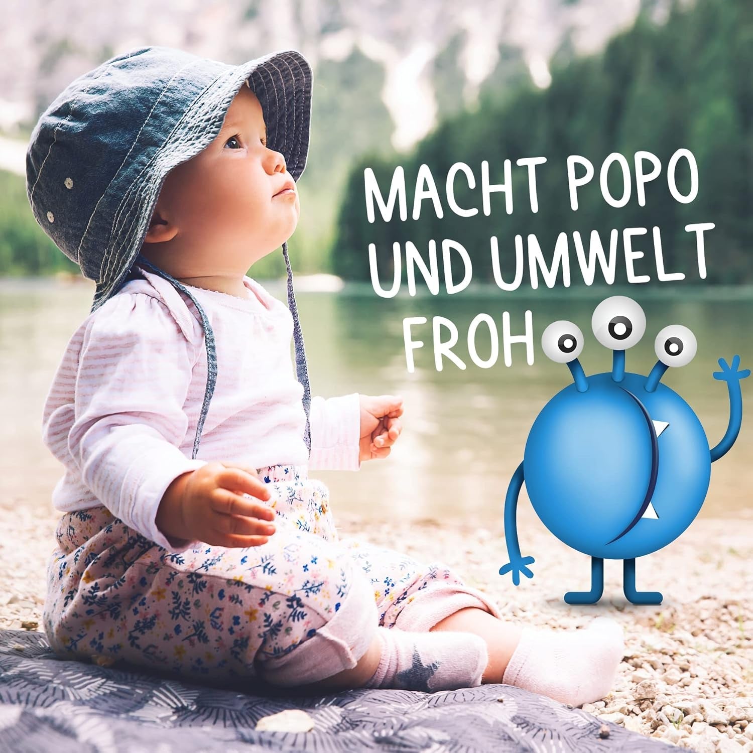PopoLino Baby zachte bodemschuim in plaats van natte babydoekjes. Veganistisch en natuurlijk cosmetisch reinigingsschuim! Bodemschuim met aloë vera, toverhazelaar, bergamot en vitamine E. Maakt de billen en het milieu blij.