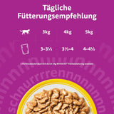 Whiskas 7+ Natvoer voor katten Selectie van gevogelte in saus 24 x 85 g (2 verpakkingen) - Hoogwaardig natvoer vanaf 7 jaar in 48 serveerzakjes