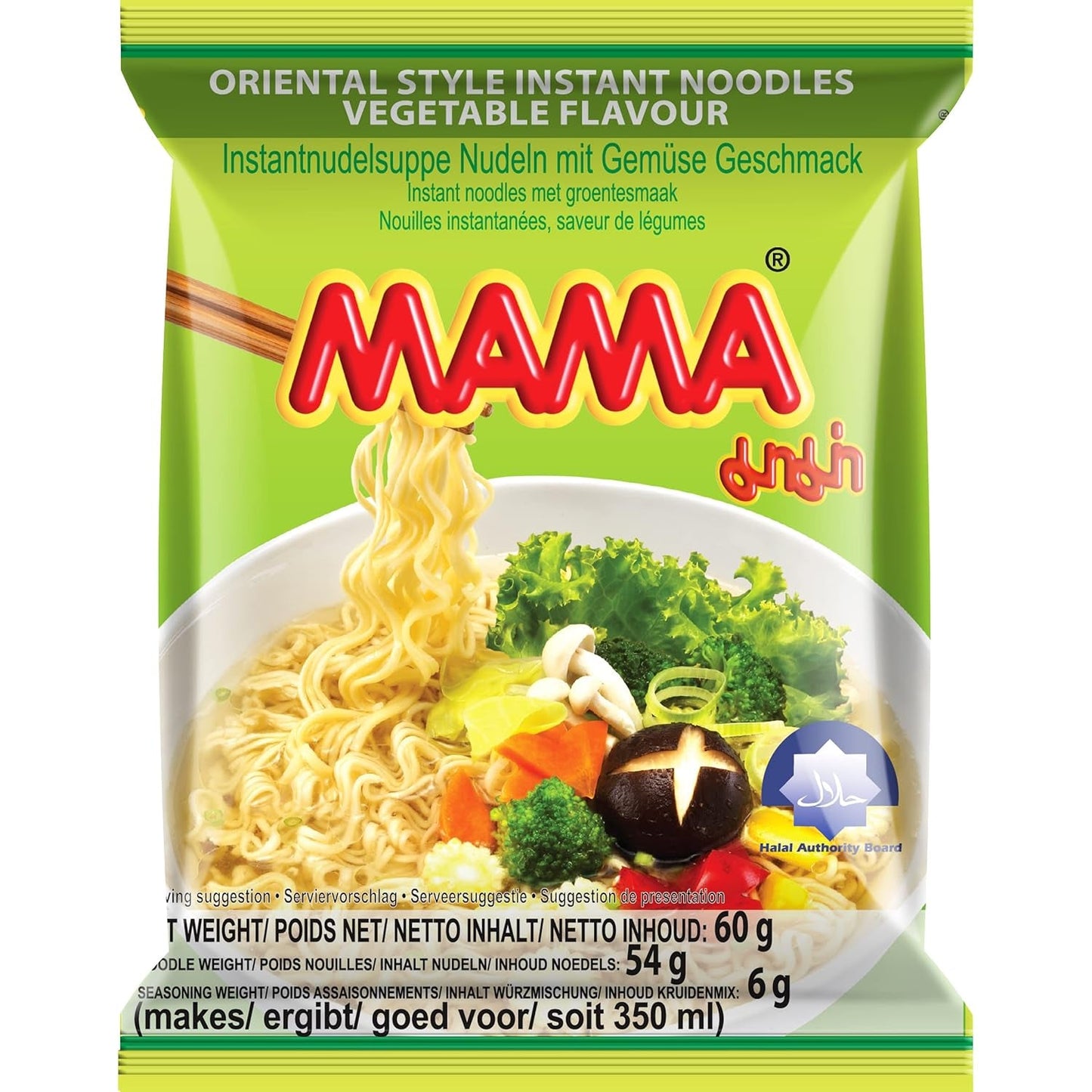 MAMA - Instantnoedels met groenten - (1 x 60g)