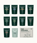 Selectie van Incapto koffiebonen wereldwijd | Selectie van 10 origines uit de hele wereld | Koffiespecialiteit | 100% Arabica | Ideaal als koffiecadeauset | Voor koffieliefhebbers | 10 pakken van 100 g