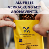 Martermühle Sterke Espressocrème 500g | Arabica/Robusta | Smaken: Donkere cacao, hazelnoot | Licht gebrande hele espressobonen, lage zuurgraad