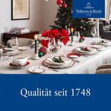 Villeroy & Boch - Toy's Delight ontbijtset voor 2 personen, locomotiefontwerp, 6-delig, kleurrijk, Kerstmis, serviesset met borden, kopjes en schalen voor ontbijt, kerstservies, premium porselein