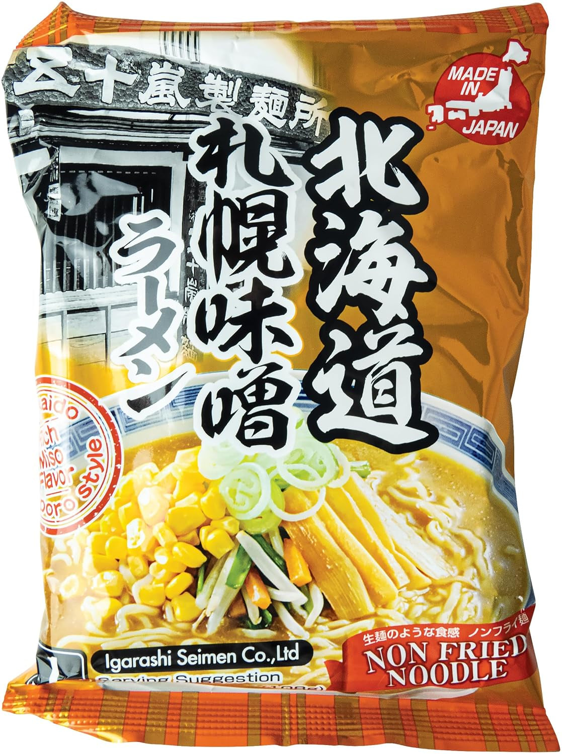 Noedels, Instant Ramen met Misosaus (Sapporo Miso Ramen) - 1 x 108 g