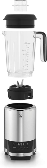 WMF Kult Pro Multifunctionele mixer Hoogwaardige mixer, 30.000 U/Min, Smoothie Maker, Standmixer, Ice-Crush-functie, 4 Mixbehälter Inkl. Togo-Verschluss Keuken Naty Shop