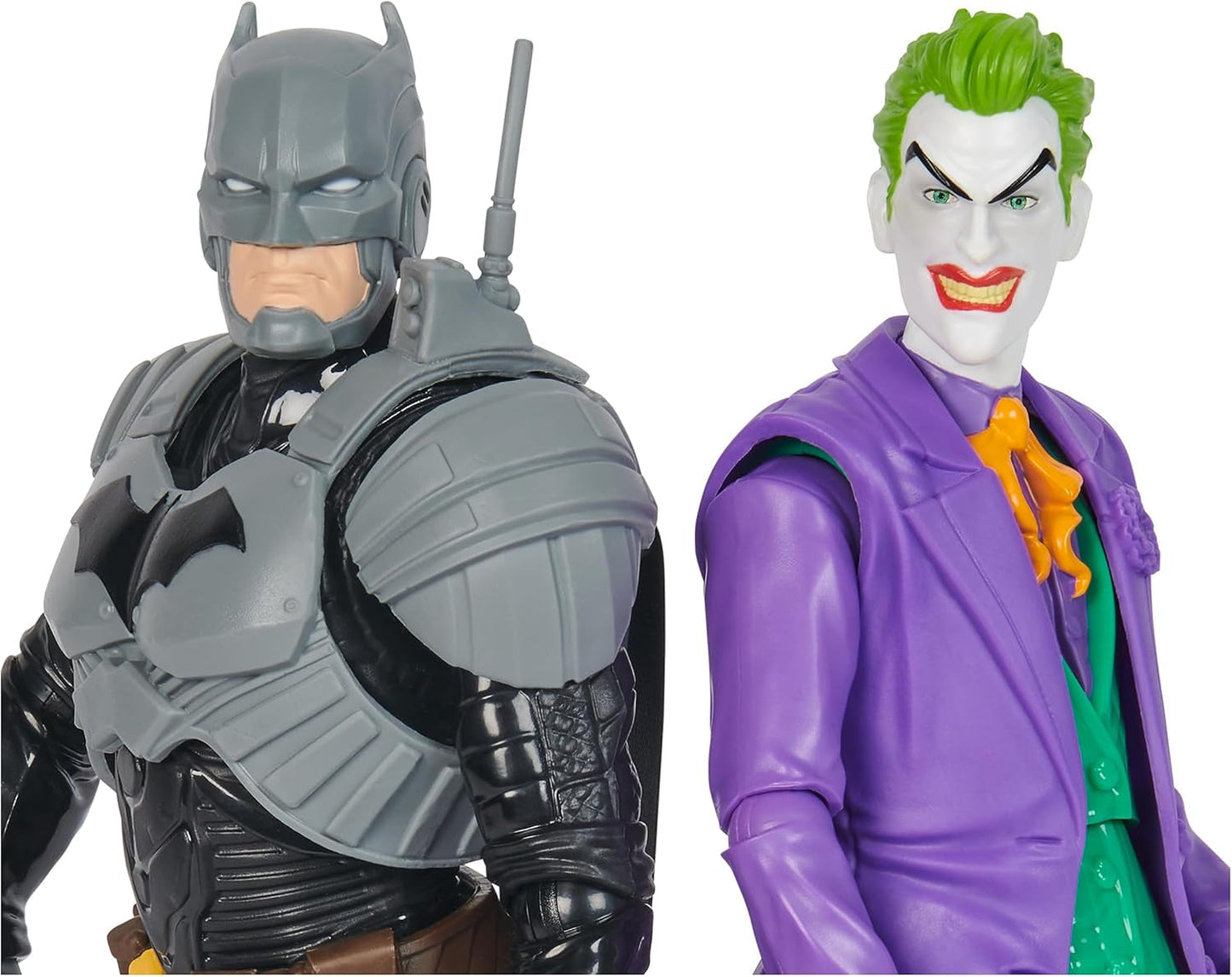 DC Batman Adventures Batman Vs the Joker actiefigurenset, 30 cm - 2 volledig beweegbare figuren met 12 versnellingen voor spannend rollenspel, speelgoed voor 4+ kinderen Actiefiguren Naty Shop
