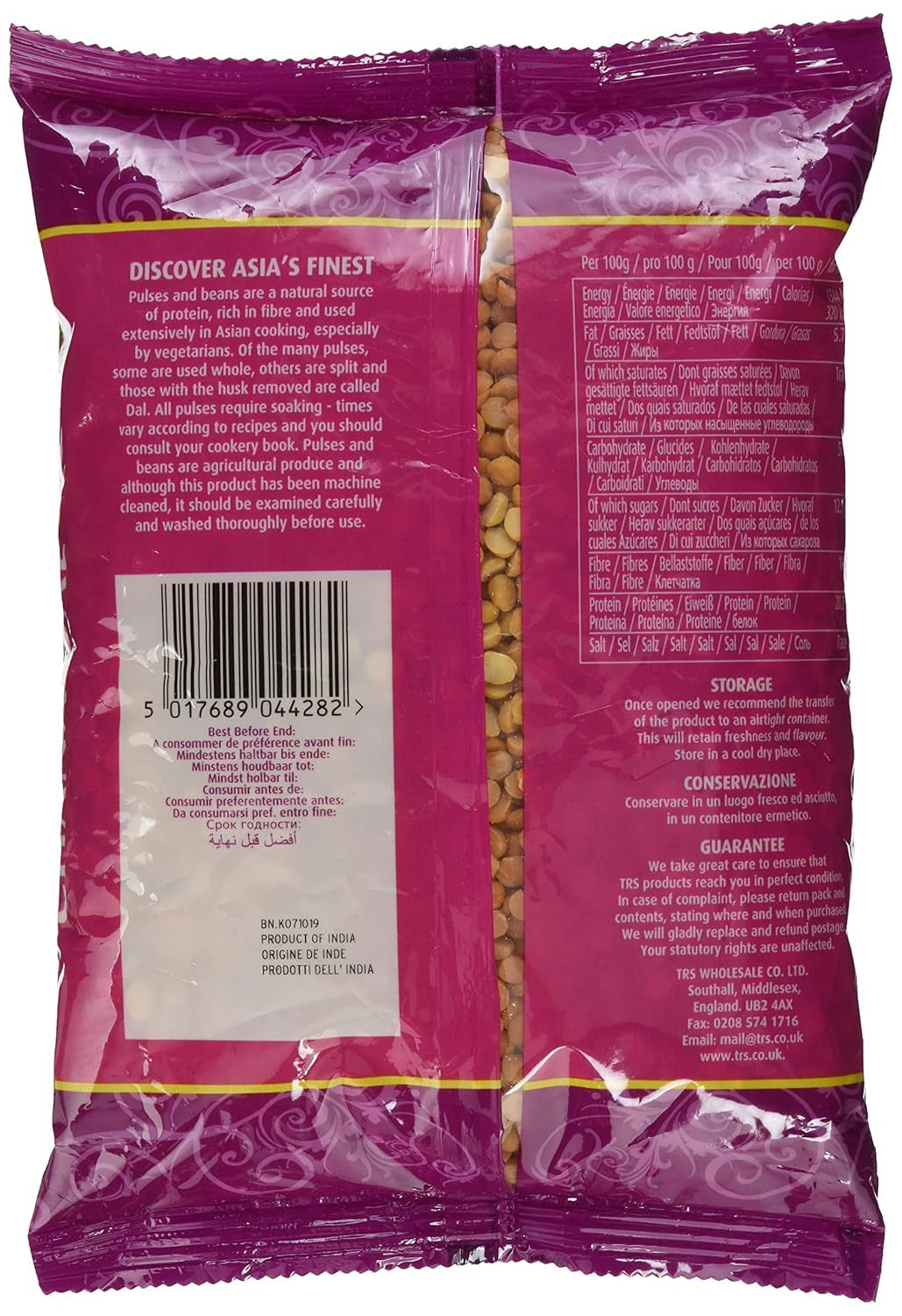 TRS - Kikkererwten (Chana Dal) - (1 x 1 kg)