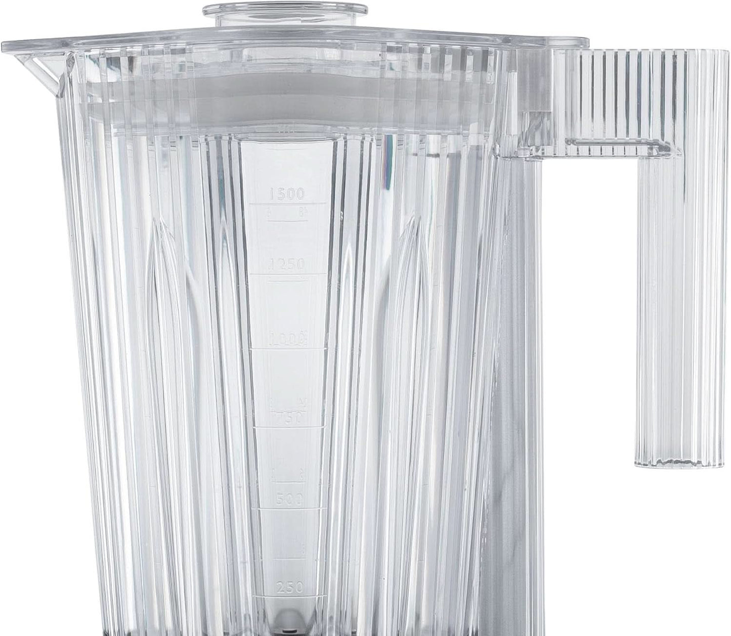 Alessi Plissé MDL09 W - Blender met karaf met schaalverdeling, thermoplastische hars, Keuken Naty Shop