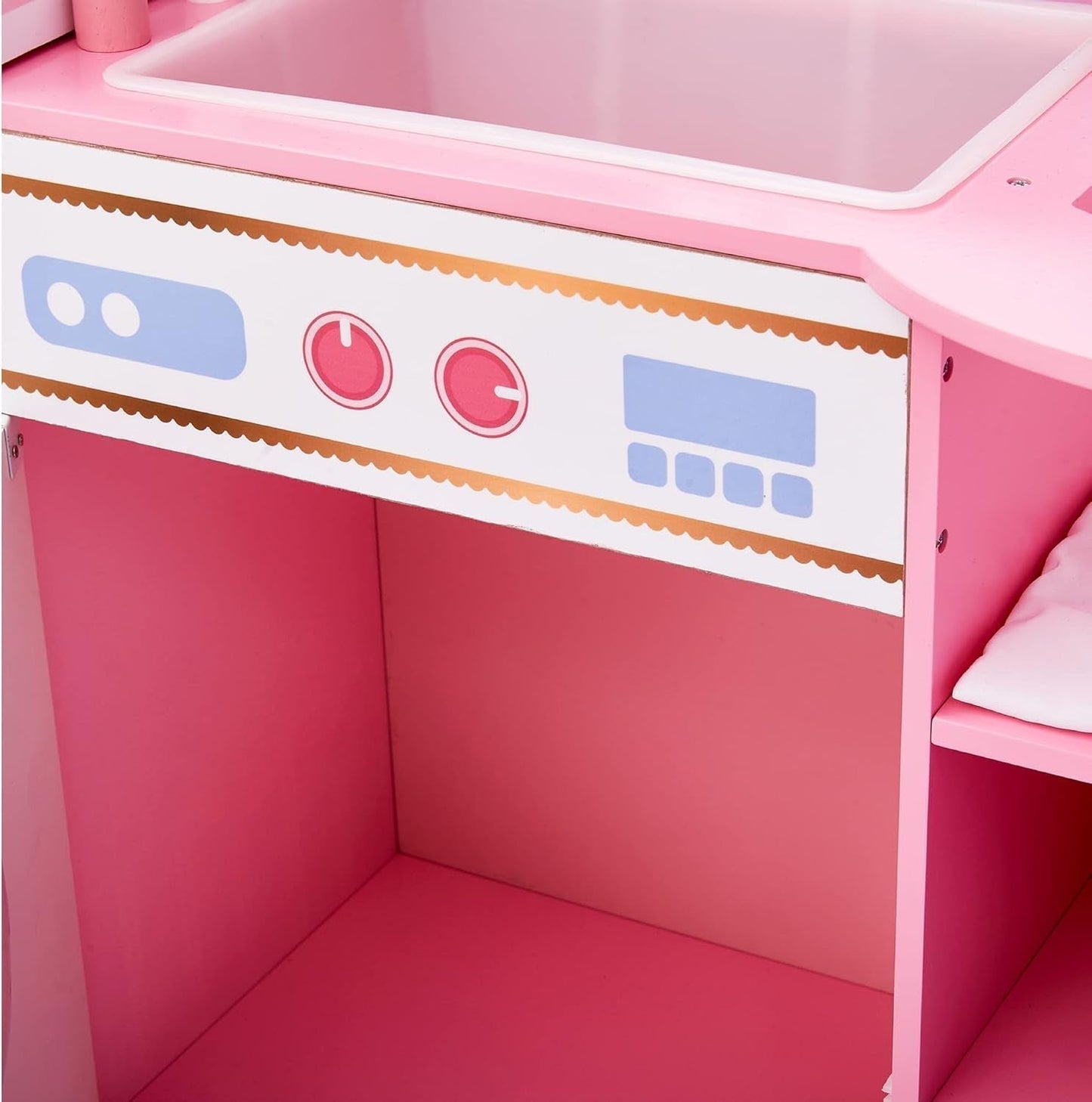 Olivia'S Little World Teamson Kids 18 inch babypoppen Houten poppenhuis Dubbelzijdig kinderkamer TD-11460W Poppenhuizen Naty Shop