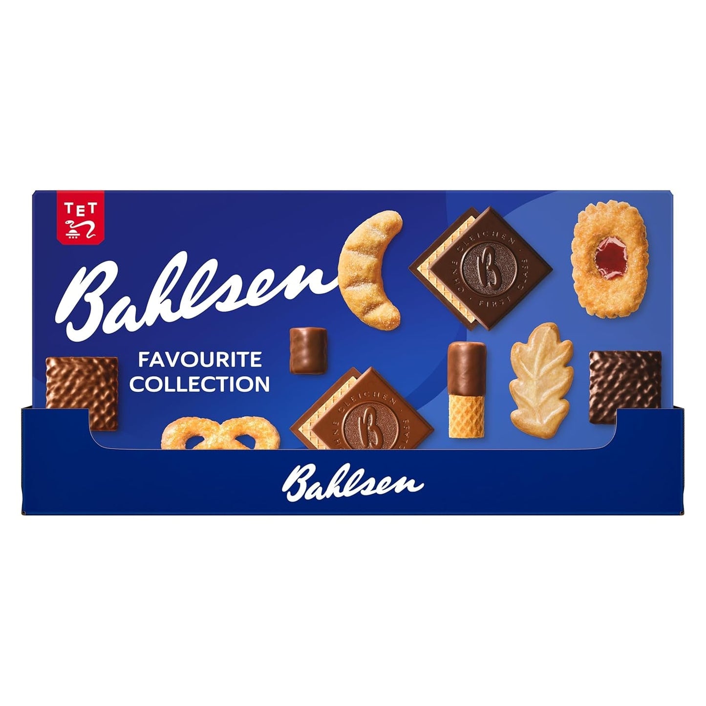 Bahlsen Favorite Collection S Pak van 6 knapperige koekjes en wafelmix pure chocolademelk (6 x 161 g / 966 g)