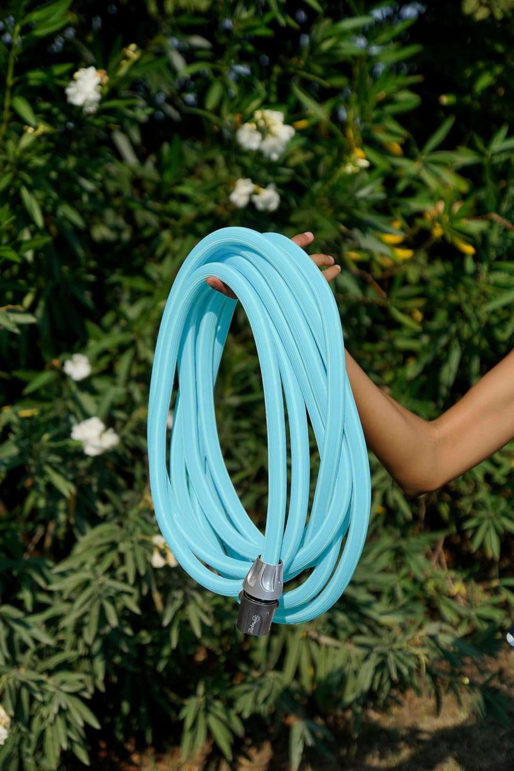 Tuinslang verlengbaar tot 7,5 meter, 1/2" (12,5 mm), met handdouche en 8 functies, Idroeasy
