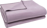Zoeppritz deken in kleur: Rood, Gemaakt van 65% Polyester, 35% Viscose, Afmeting: 160X200 Cm, 103291-235-160X200 Zoeppritz Bedden en Dekbedden Sinds 1828 405 Licht lavendel 160X200 Cm