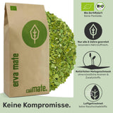 Mate thee proefset ● 4 soorten biologische Mate thee ● 100 g elk Erva Mate + Yerba Mate + Groene Mate thee + Geroosterde Mate thee