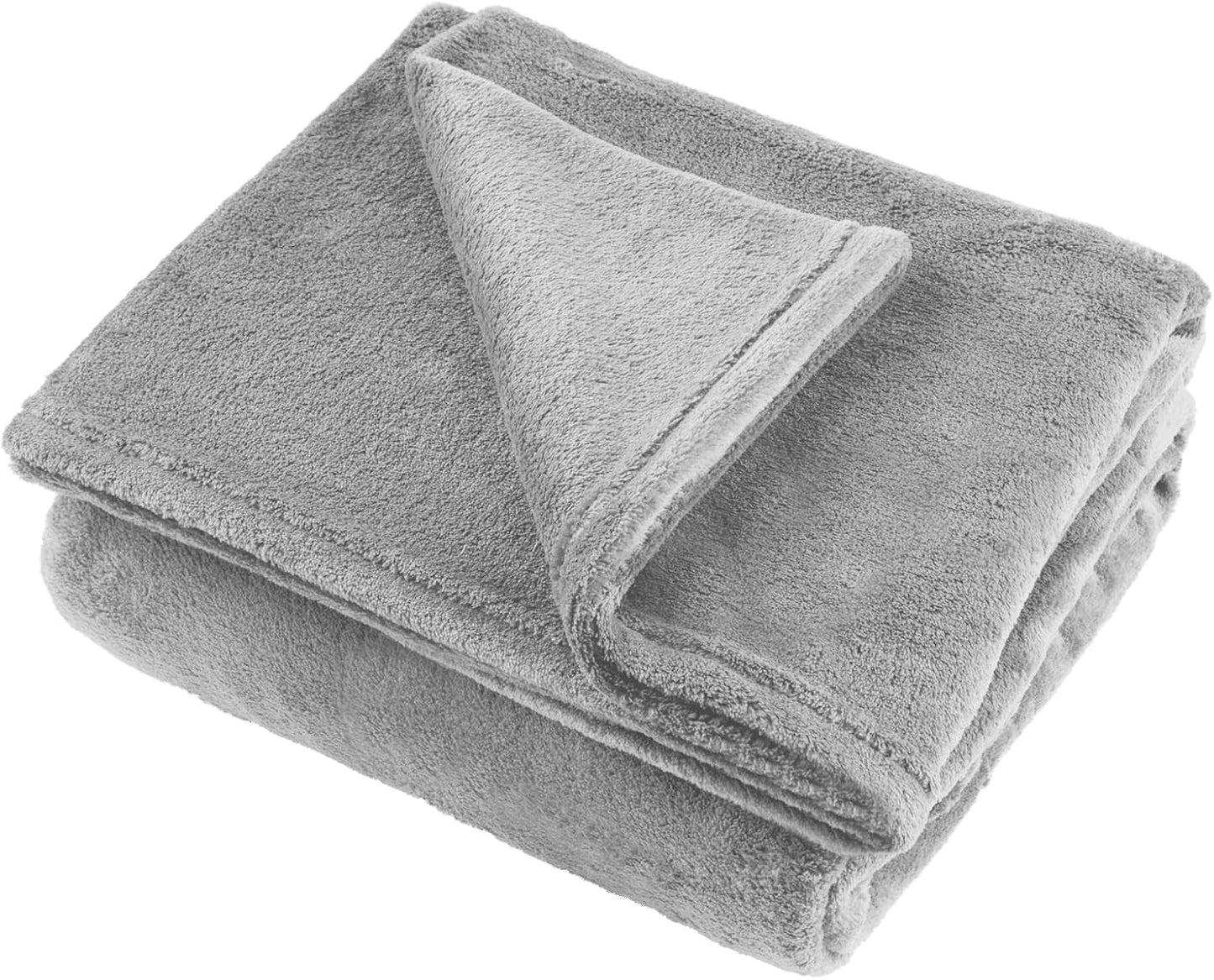 Teesa fleecedeken 200X220 Cm grijs TSA8902-1 Teesa Bedden en Dekens