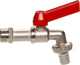 Gardena kogelkraan: binnen- en buitenventiel, 26,5 mm (G 3/4 inch) schroefdraad, voor 1/2 inch (13 mm) slangen (7332-20)