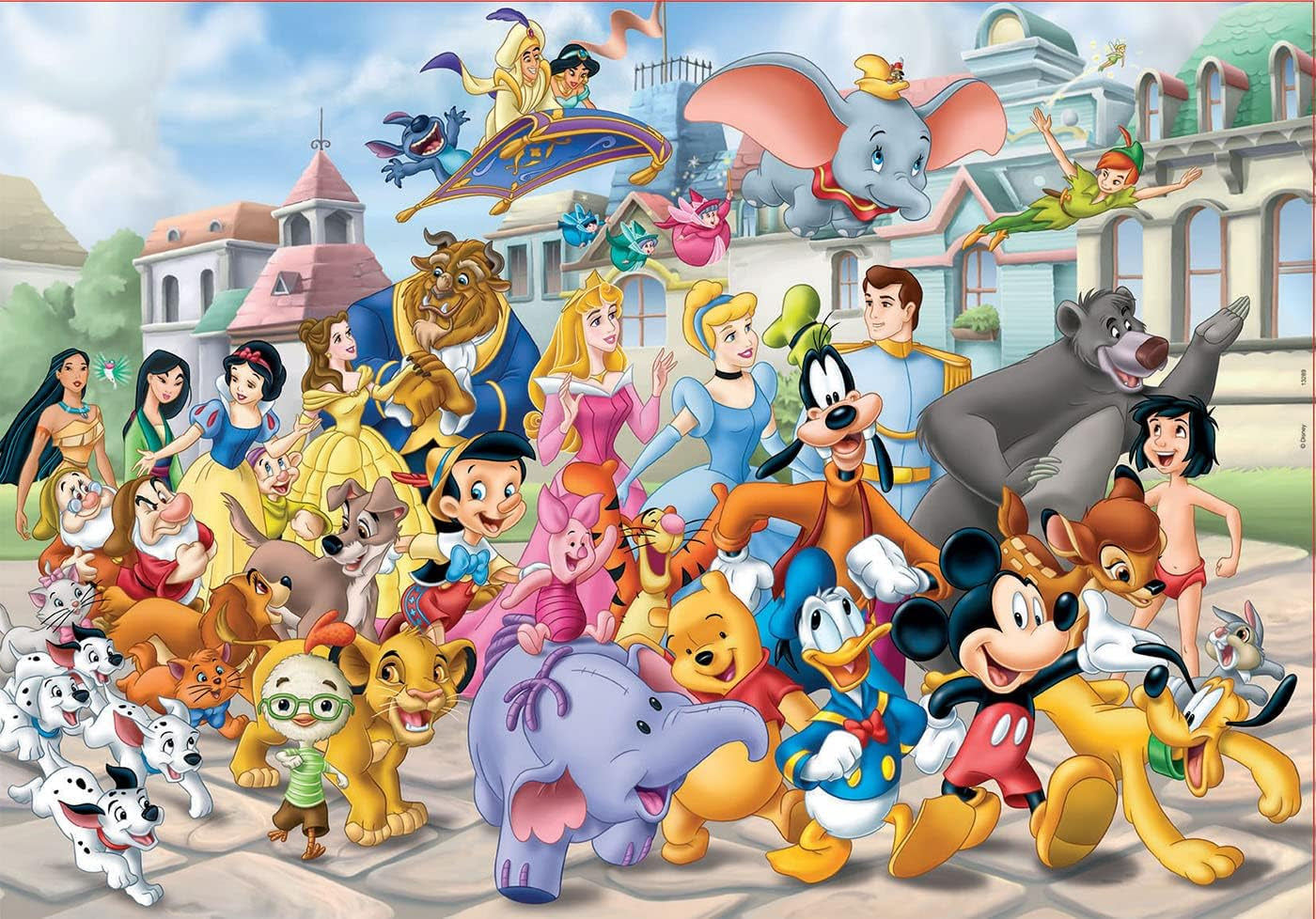 Educa - Puzzel 200 stukjes | Disney Parade, puzzel van 200 stukjes voor kinderen vanaf 6 jaar, Disney World (13289) Puzzel Naty Shop