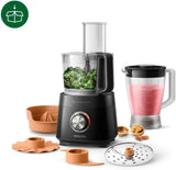 Philips Kompakte Küchenmaschine – 850W, 31 functies, 2,1-liter-koelkast, Powerchop, Edelstahlklinge (HR7530/10) Keuken Naty Shop