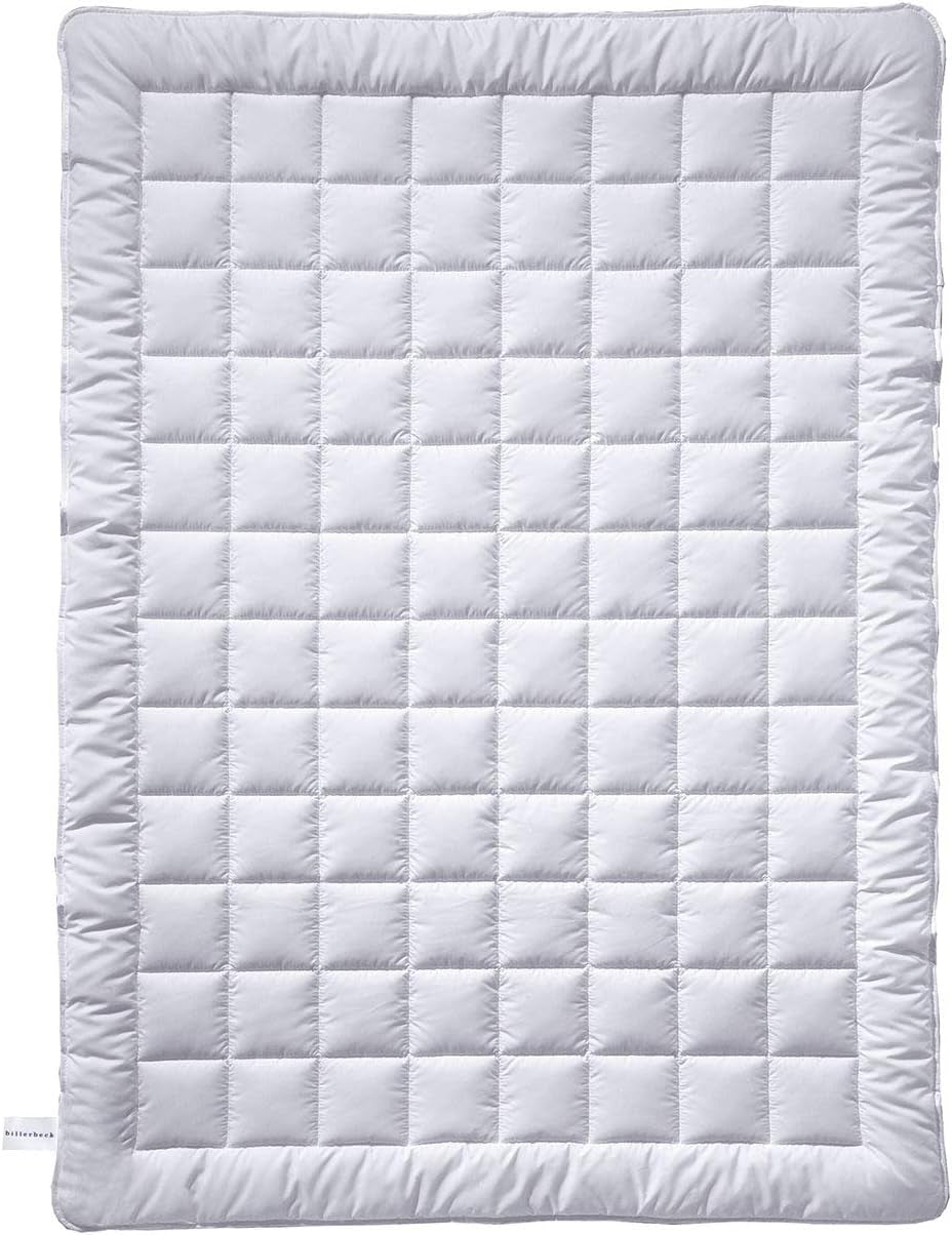 Billerbeck Jasmin Superlight dekbed - zomerdekbed - 135 X 200 Cm - katoenen dekbed, verkoelend dekbed - 90% viscose (bamboe) 10% polyester (airsoft), wit Quilts en quilts Naty Shop Standaard titel