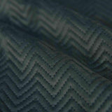 Gordijndooskussen Decoratief kussen Lxb 45X45 Cm Groene jacquard "Greta" Met visgraatmotief Gemakkelijk te onderhouden Ritssluiting Zachte vulling 320G - Verschillende kleuren, 2023510 Reiskussens Naty Shop