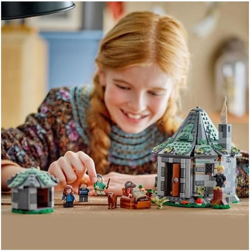 LEGO Harry Potter Hagrid's hut: een onverwacht bezoekset met 5 minifiguren en 2 dierenfiguren, cadeau voor dames en heren, magisch avonturenspeelgoed, fantasieset 76428 Bouwsets Beuche in LEGO-Store