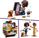 LEGO Friends Rolling Café Klein bakspeelgoed voor kinderen, cadeau voor meisjes en jongens vanaf 6 jaar, educatief speelgoed met Aliya, Jules en Aira de hond 42606 Bouwsets Beuche in LEGO-Store