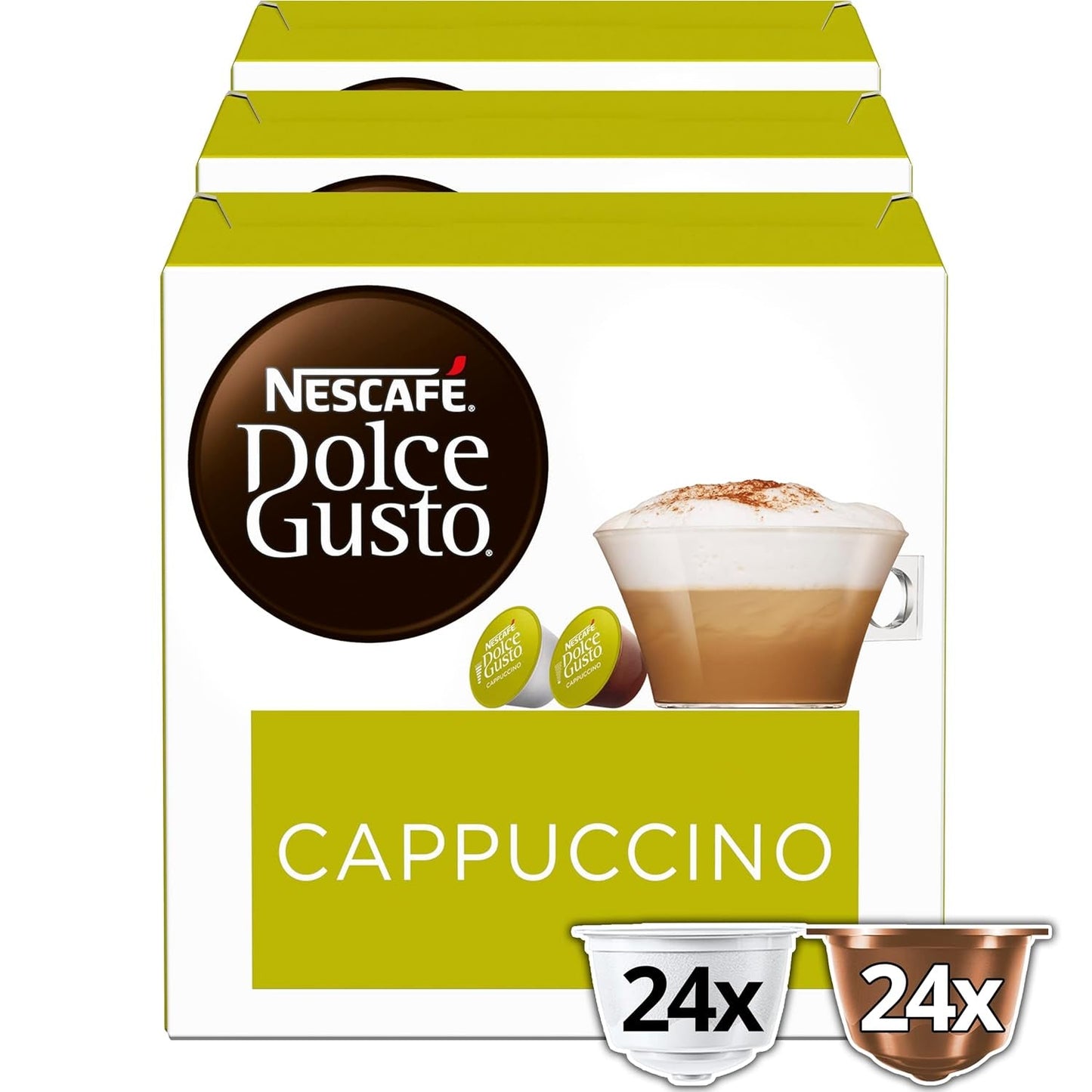 Flat White, 48 Kaffeekapsel & Cappuccino, 48 Kaffeekapsel