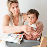 BIOLANE - Vochtige doekjes voor baby's, gezicht en handen - Extra zachte reinigingsdoekjes voor hygiëne - Vochtige doekjes voor baby's vanaf de geboorte - Alcoholvrij - 12 x 64 doekjes (768 doekjes)