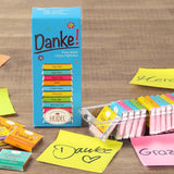 Heidel Thank You melkchocoladerepen 3x80g, 16 mini-repen van 5g per verpakking, Verschillende uitingen van dankbaarheid, Prachtig cadeau-idee