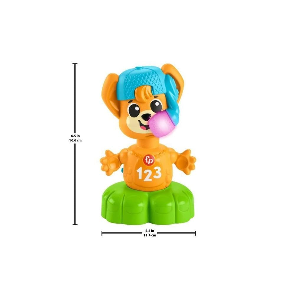 Fisher-Price Sync Squad fox toonbankspeelgoed, speelgoed voor baby's en peuters met muziek en interactieve verlichting, vanaf 9 maanden, Franse versie, HYK94 Jucarii Bebe Naty Shop