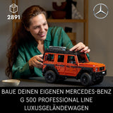 LEGO Technic Mercedes-Benz G 500 Professional Line, G-Klasse automodelbouwset, cadeau voor volwassenen, luxe terreinwagenset, Mercedes verzamelobject, speelgoedauto 42177 Bouwsets Besuche in LEGO-Store