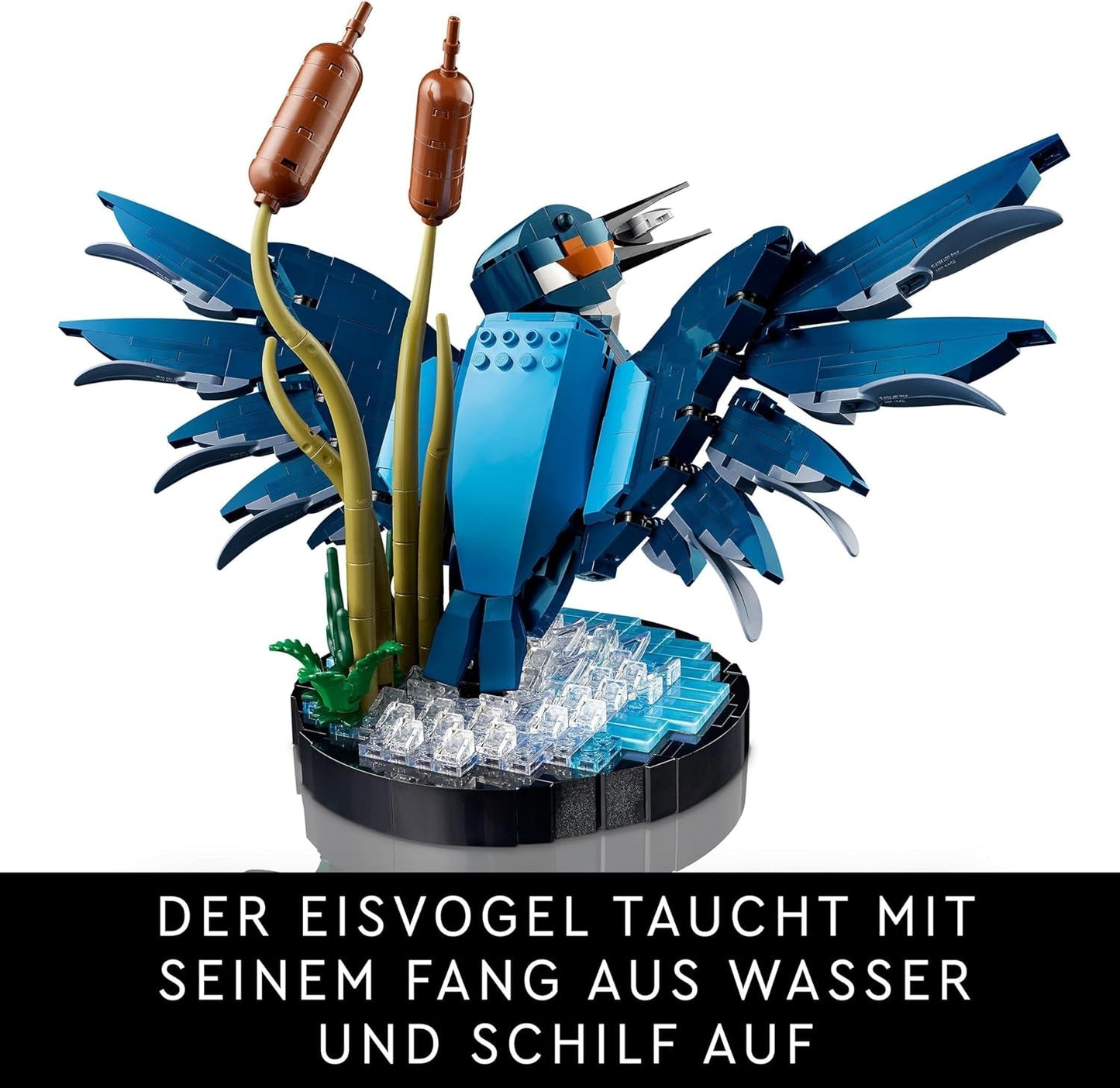 LEGO Icons Kingfisher modelbouwset voor volwassenen, vogelfiguur voor woonkamer of kantoor, huis- en kantoordecoratie, cadeau voor vogelliefhebbers en ornithologen, dames en heren 10331 Bouwsets Besuche in LEGO-Store