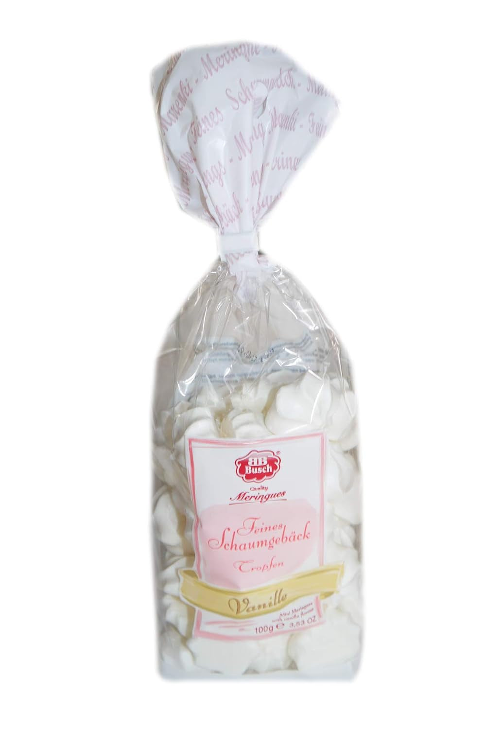 Vanilledruppels Fijne Marshmallows Marshmallows 100g (Pack van 10)